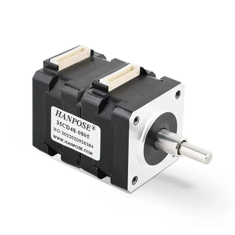 35CD48-0805 Micro Motor 0.45A Output Shaft Can Be Forward and Reverse Double-layer Stepper Motor 3D Printer Stage Light