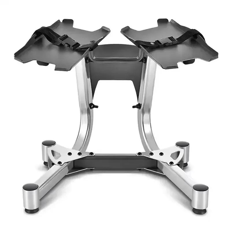 Adjustable Dumbbell Rack 24KG 40KG Storage Stand Metal Steel Construction for Home Gym Fitness Equipment Black Custom Logo