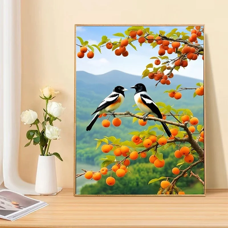 

Healing Diamond Painting Handmade Sti-On Rhinestone Cross Stitch Living Room Bedroom Scenery Artwork Modern Simple Sle