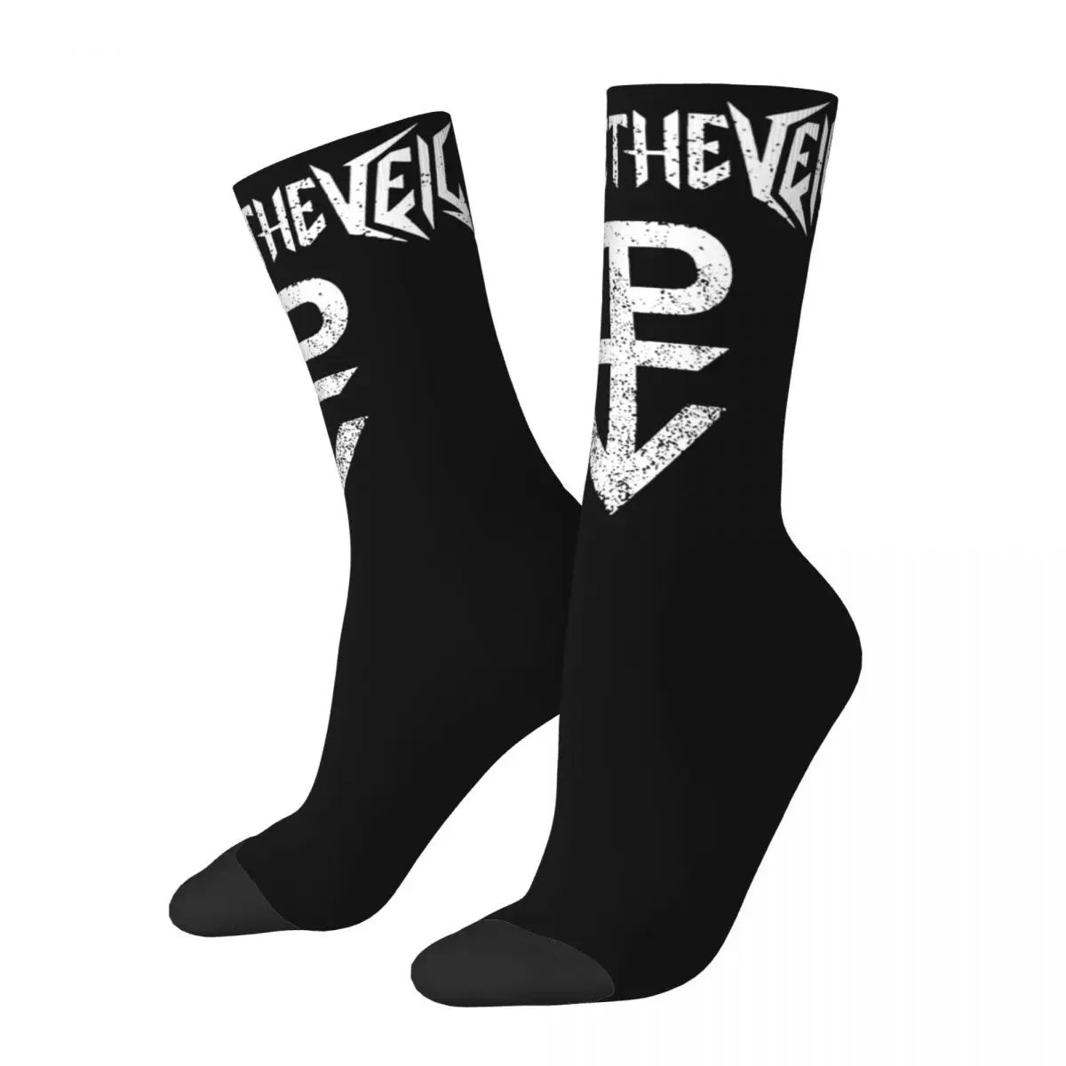 

Pierce The Veil Band PTV Accessories Crew Socks Sweat Absorbing Vintage Logo Skateboard Middle Tube Stockings Cute for Best Gift