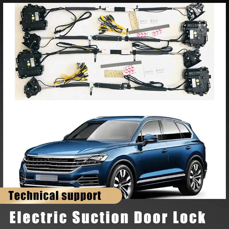 

Smart Auto Electric Suction Door Lock for VW Touareg 2011-2023 Automatic Soft Close Door Super Silence Car Vehicle Door