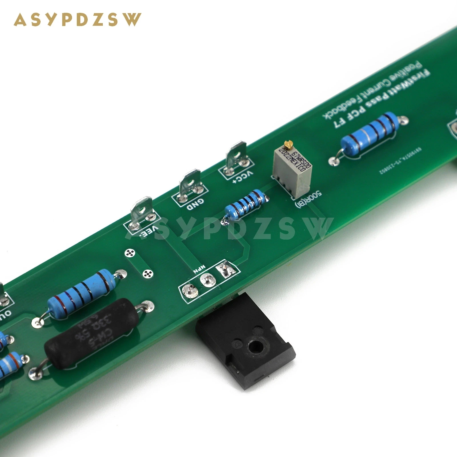 Imagem -03 - Amplificador de Potência Classe a Kit Faça Você Mesmo Placa Acabada Feedback Atual Positiva Estéreo Firstwatt Pass Pcf f7 20w Mais 20w Par