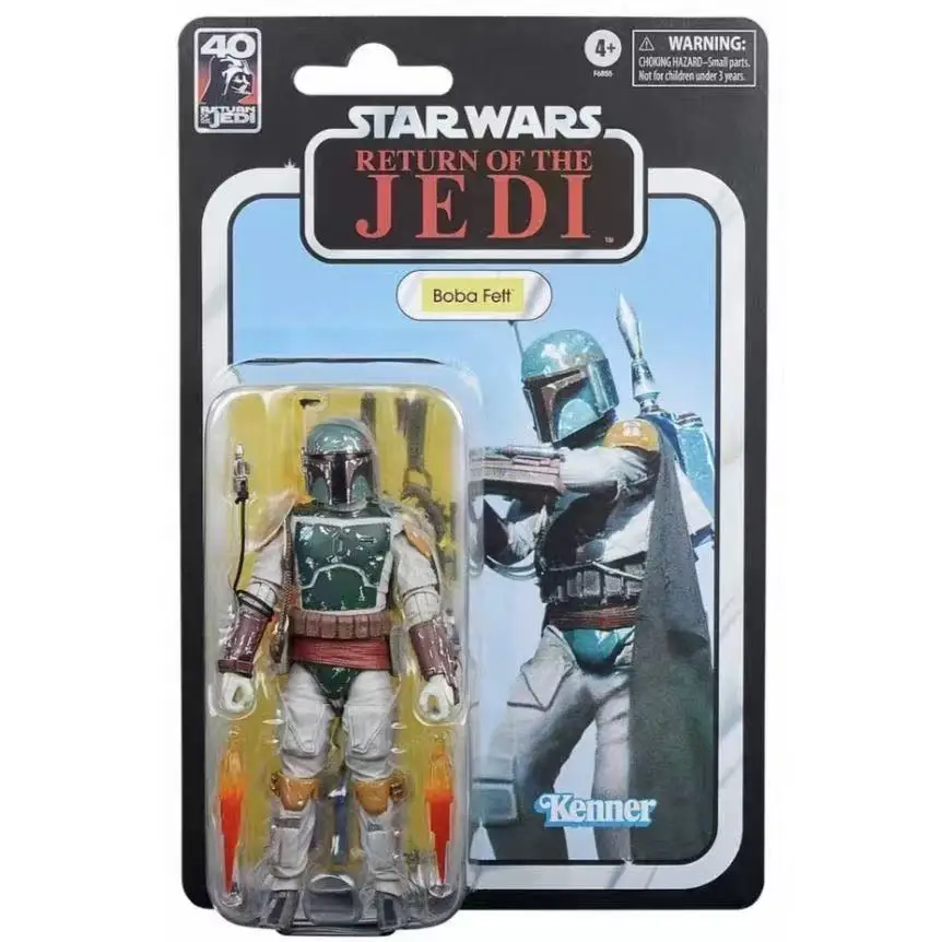 Hasbro Star Wars Mandalorian Boba Fett Figura móvil de lujo de 6 pulgadas