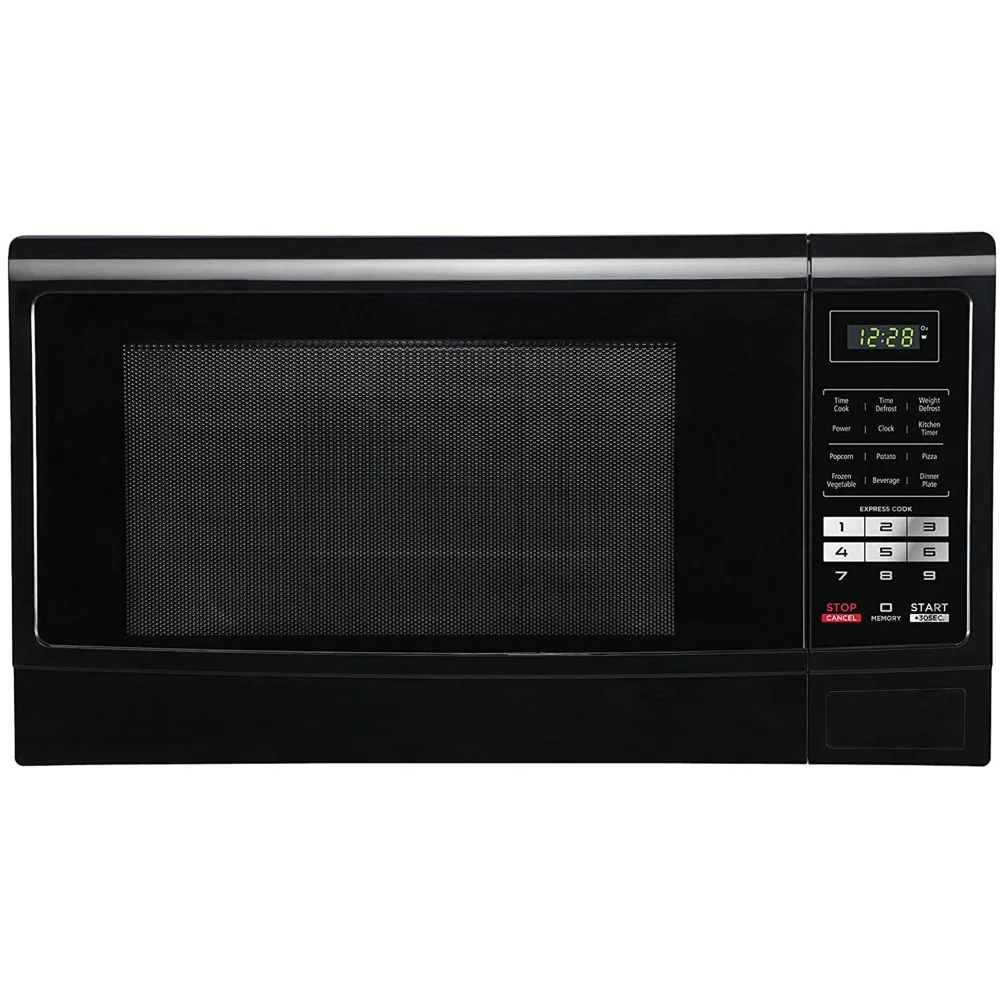 1.6 copper feet 1100W desktop microwave, free delivery of kitchen essentials, with black button door, new