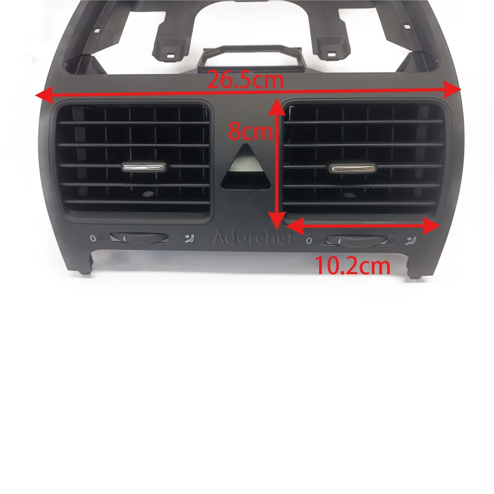 1 PC Black Car Dash Board Air Outlet Vent Air Conditioning Outlet Air Fresh Window Fit for VW Jetta MK5 for Golf 5 2004-2011