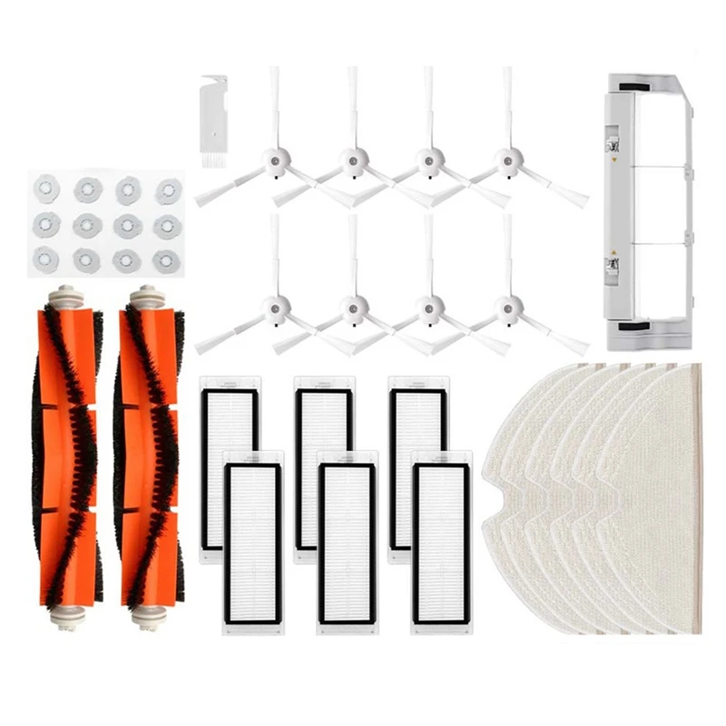 

Запчасти для робота-пылесоса Roborock P5 T6 T7pro, основная боковая щетка, крышка резервуара для воды, фильтр, насадка на швабру