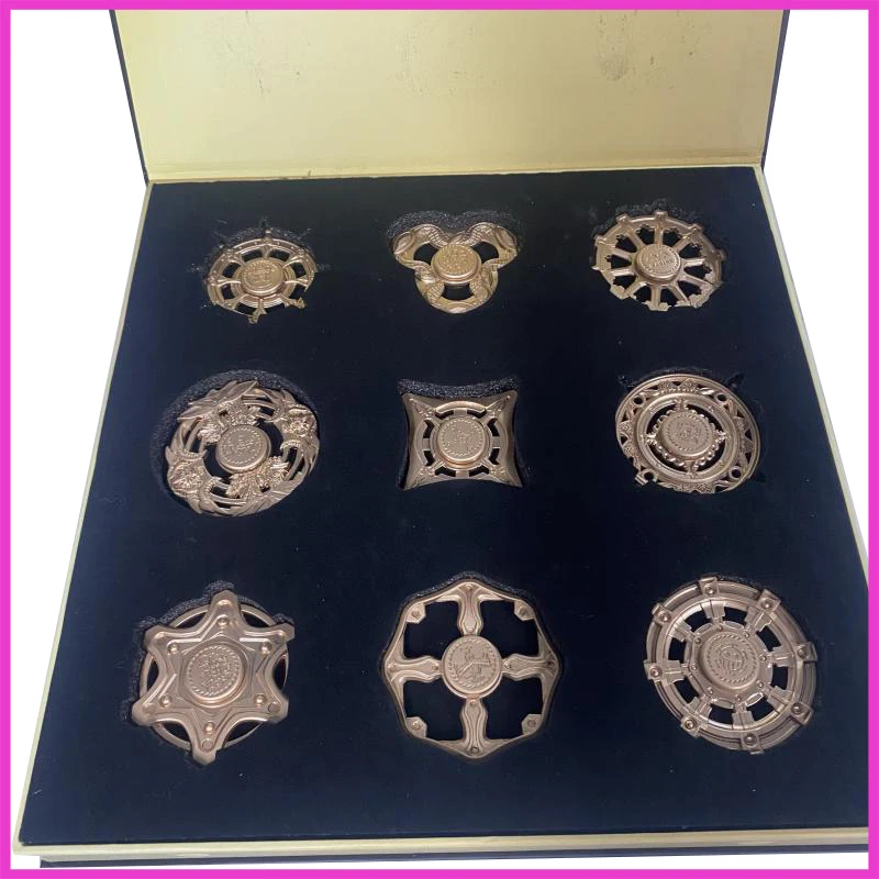 

Anime ONE PIECE Genuine Rare Metal Foil Stonzing Laser Solid C Reward Spinning Top Toys for boys Collectible Cards Birthday Gift