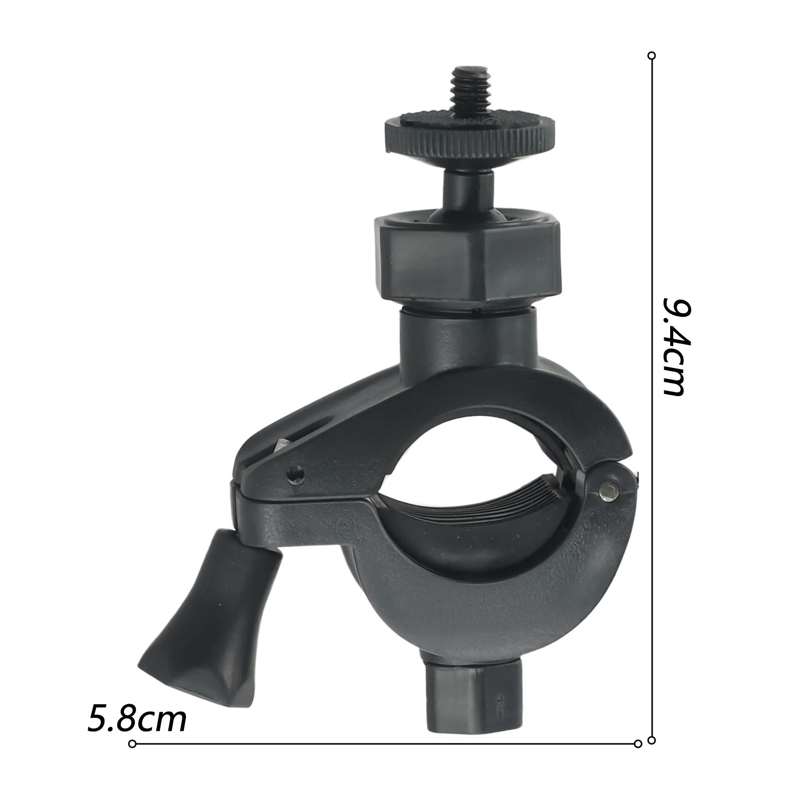 Reliable Portable Mic Stand Holder Features 1/4 Screws Mount Bracket Perfect for Cycling Enthusiasts and Audio Technicians