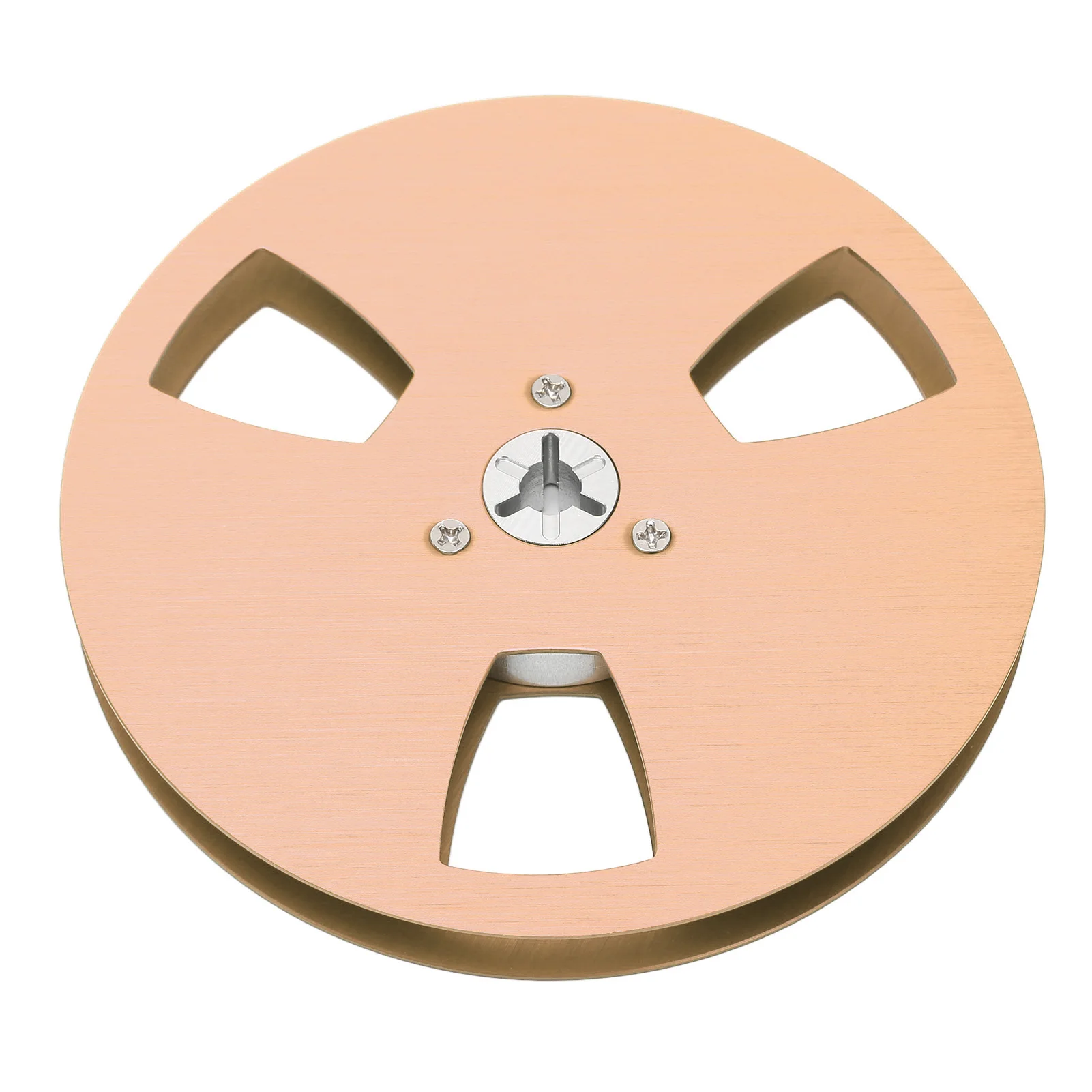 Universal 1/4 5 Inch Empty Tape Reel 3 Hole Aluminum Alloy Universal Disc Opening Machine Part Sound Tape Recording Takeup Reel