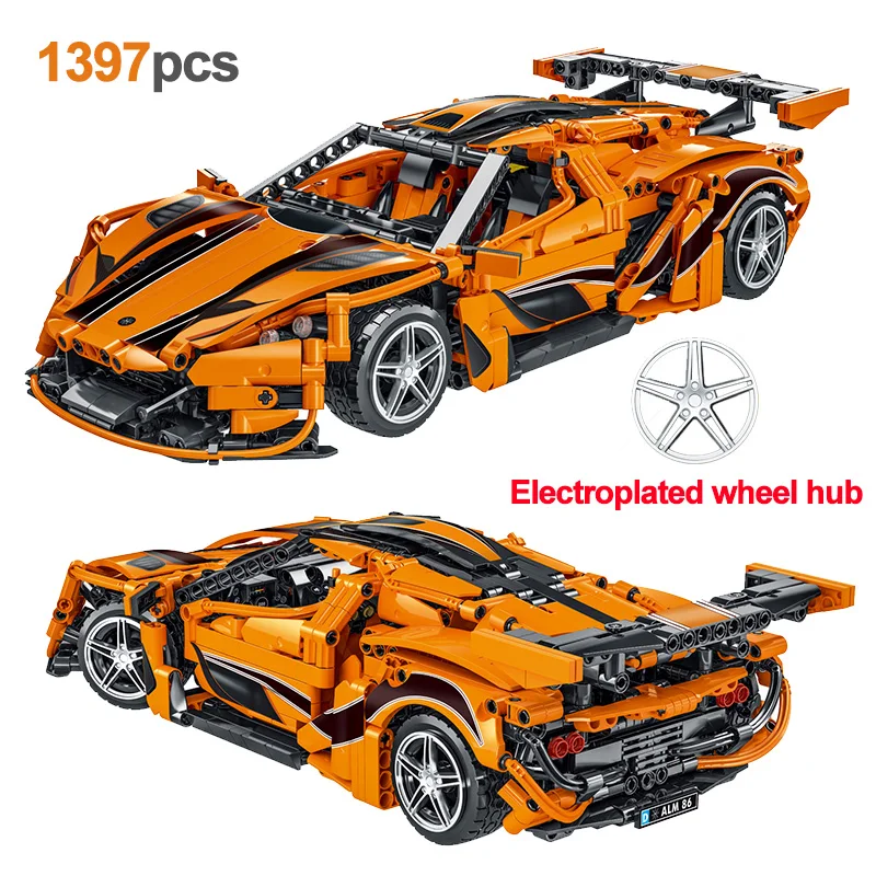 MORK 1397pcs Original Technical Building Blocks Sports Racing Car MOC Supercar Models Kit Bricks Toys for Kids Boys Gifts 023011