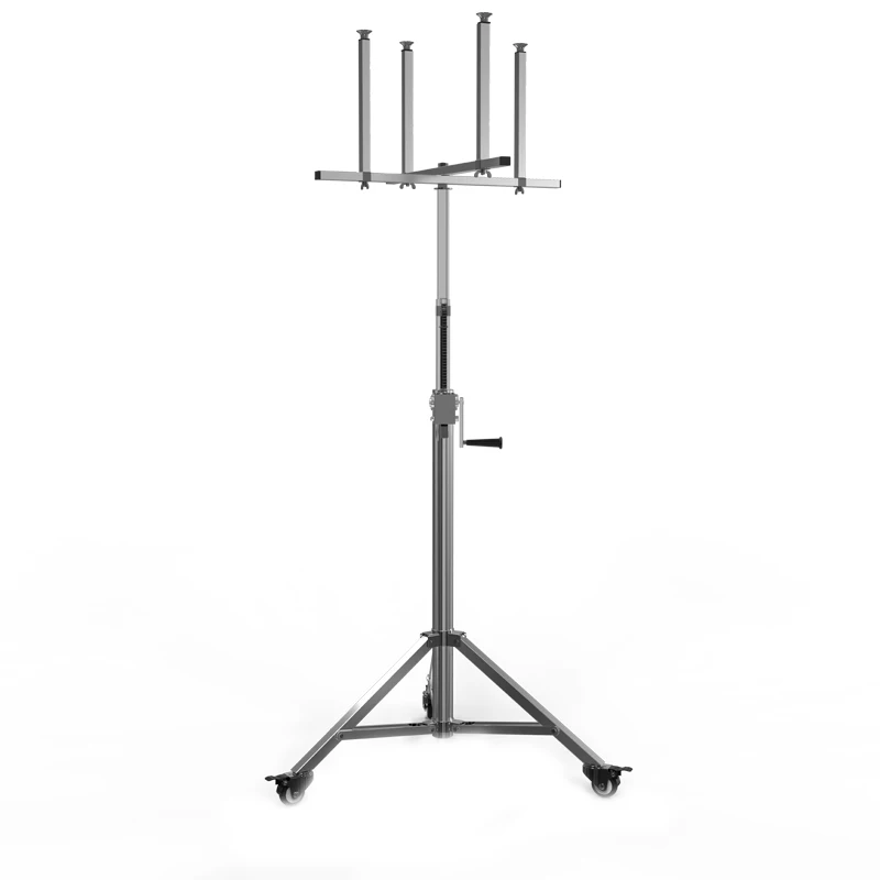 

Lighting artifact lifting bracket Lamp installation desktop stainless steel folding portable lamp lifting bracket