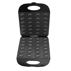 Electric Nut Waffle Bread Maker Walnut Cake Maker Machine 1400W 24pcs Capacity for Cooking