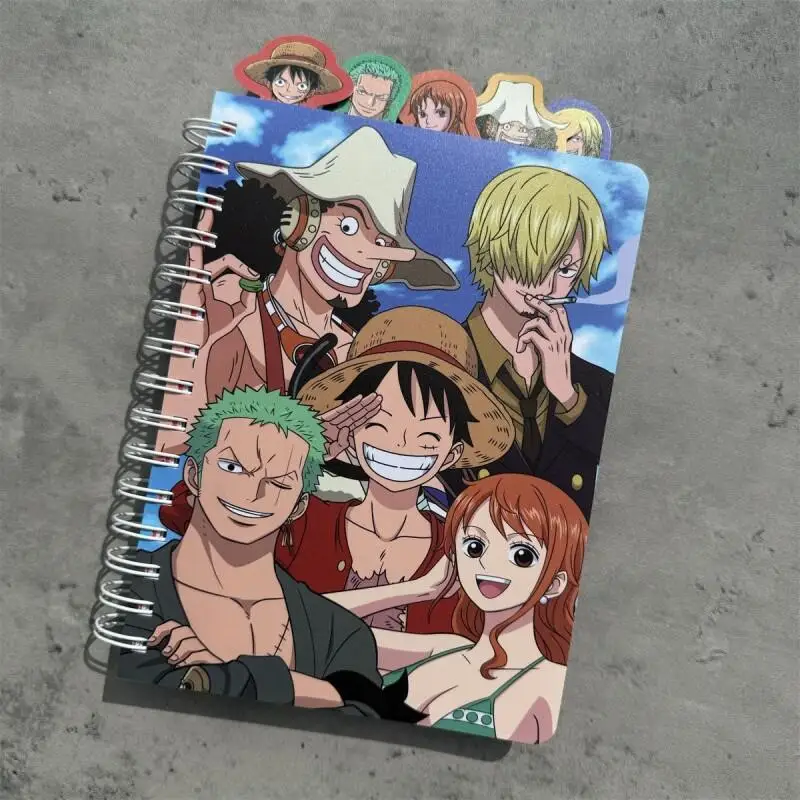 Блокнот-дневник One Piece Monkey D. Luffy, новый, формат А5, в линейку, на спирали, для фанатов аниме, для школы, офиса и в подарок, официальный, оригинальный.