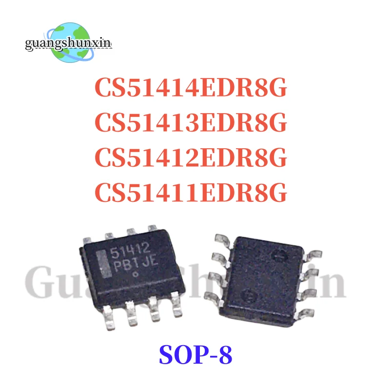 (5piece)100% New CS51414EDR8G CS51413EDR8G CS51412EDR8G CS51411EDR8G 51414 51413 51412 51411 sop-8 Chipset