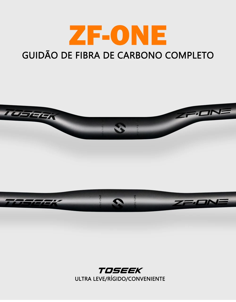 TOSEEK ZF-ONE Mtb Carbon Handlebar Bicycle Handlebar 31.8*580-720/740/760mm Matt Black Handlebars For Mountain Bike Accessories
