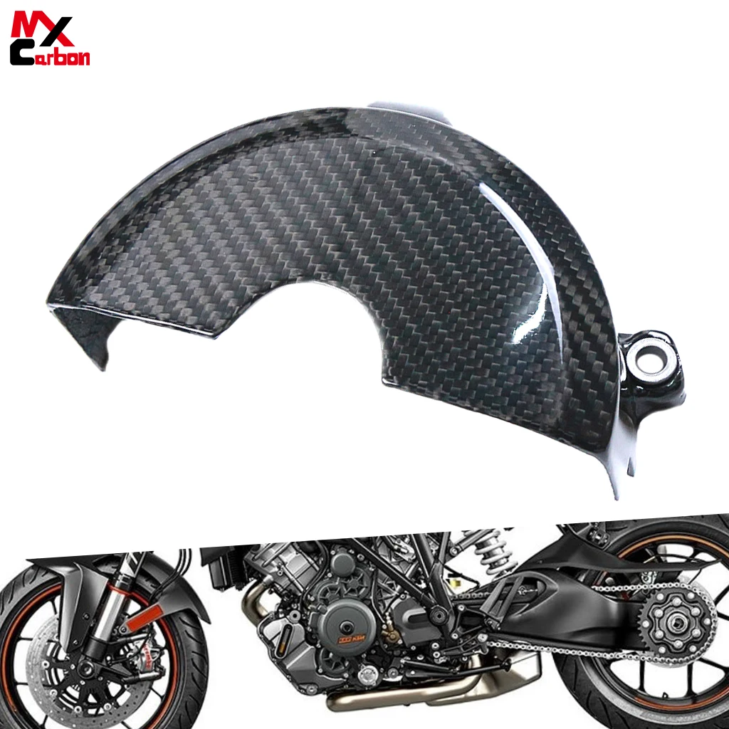 

Motorcycle Modified Real Carbon Fiber Engine Side Cover Fairing Accessories for KTM Super Duke 1290 2016 2017 2018+