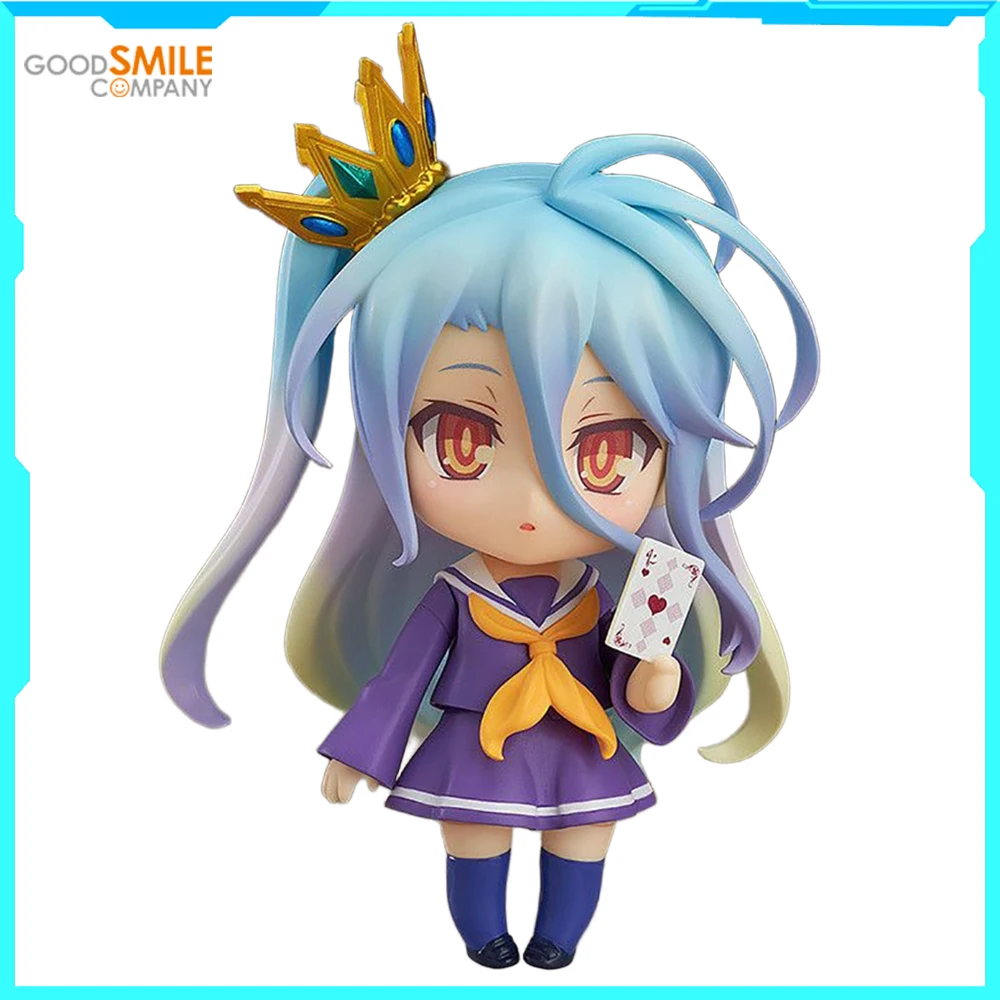 Muñecas originales de acción/muñecas de Good Smile Company Nendoroid ( # 653) No Game No Life Shiro Figura de anime Modelo Colección Personaje