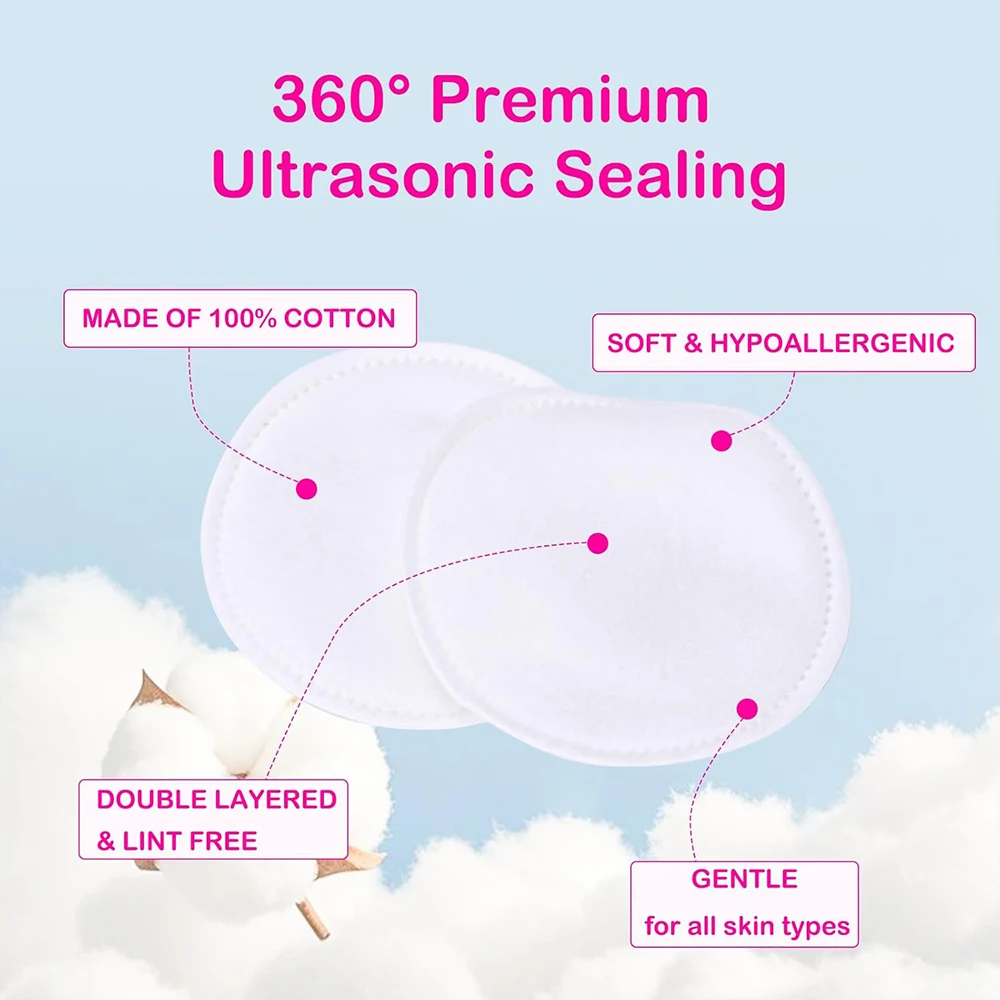 Tampons de coton cosmétiques ronds Ultra doux pour le démaquillage, soins de la peau, nettoyage du visage, 100/200/300/500 pièces/paquet