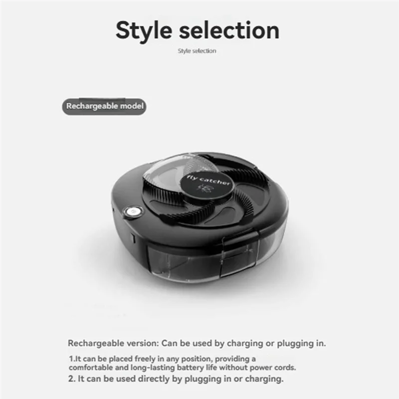 

CKFAM-электрический ловец мух с примаками, автоматический ловец комаров, бытовой USB-уловитель мух для дома, кухни, сада