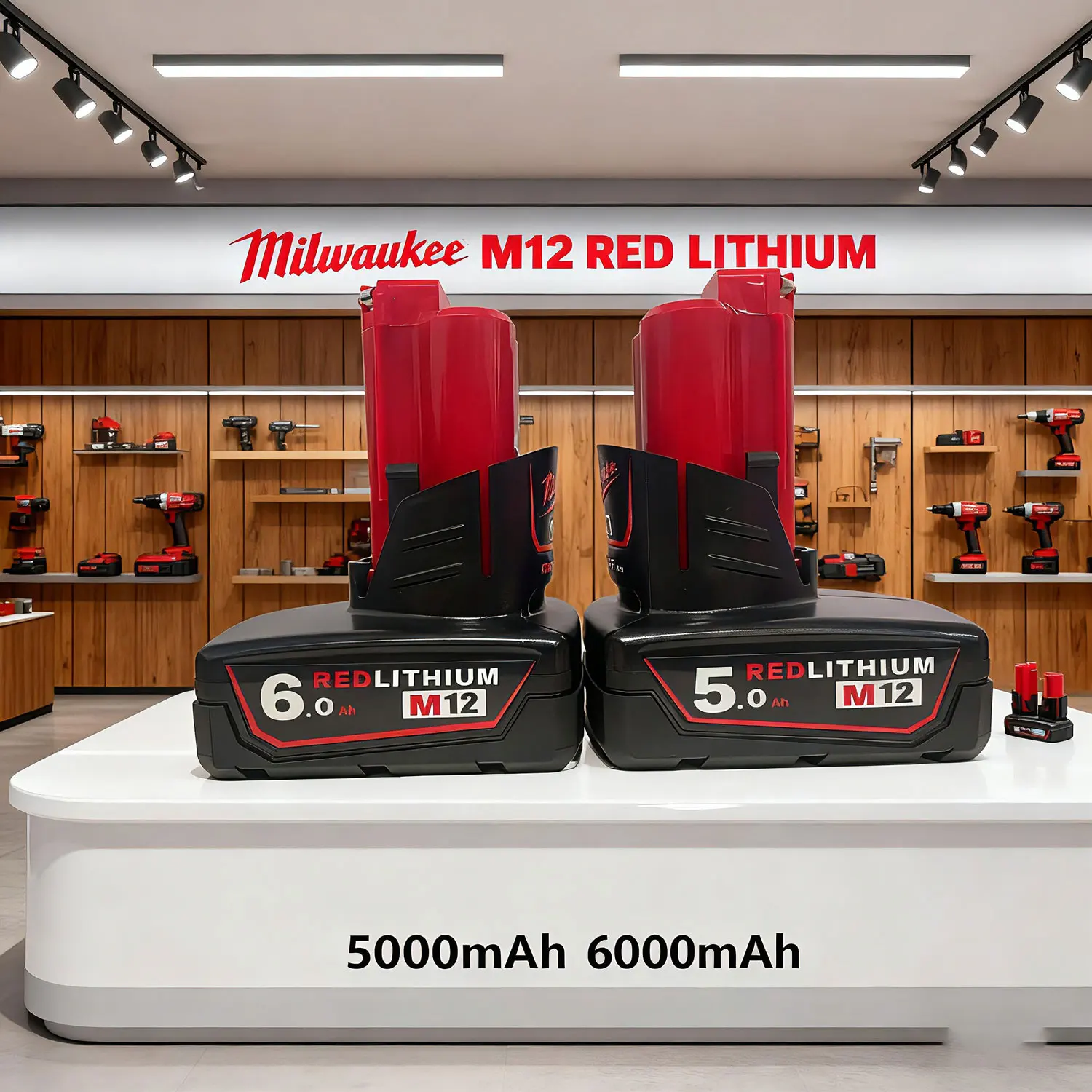 Milwaukee original  RED LITHIUM battery M12 48-11-2401 48-11-2420 M12 12V  battery 5Ah 6Ah power too