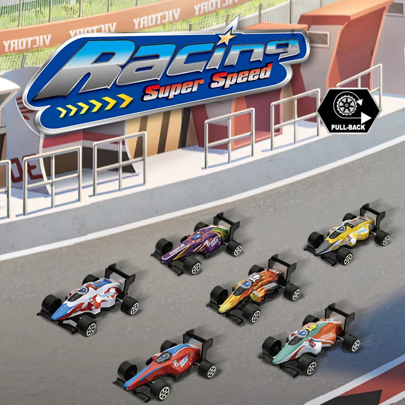 Legering Diecast Auto Speelgoed Mini Auto Model Speelgoed Set voor Jongens Glijdende Inertie Trek Voertuig Speelgoed Verjaardagscadeaus voor Kinderen Peuters