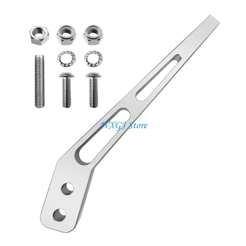 37JE 10Inch Curved Aluminum Shifter Handle For Tremec TKO500 TKO600 Transmissions