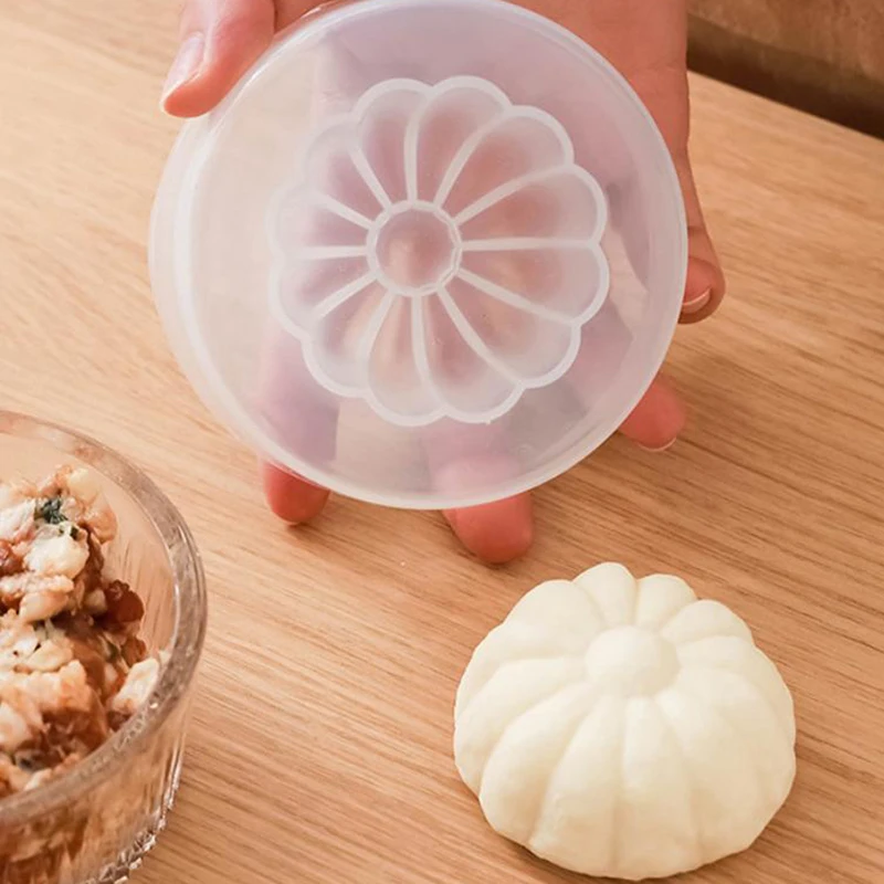 Chinese Baozi Mold DIY Pastry Pie Dumpling Making Mould Kitchen Food Grade Gadgets Baking Pastry Tool Moon Cake Making Mould