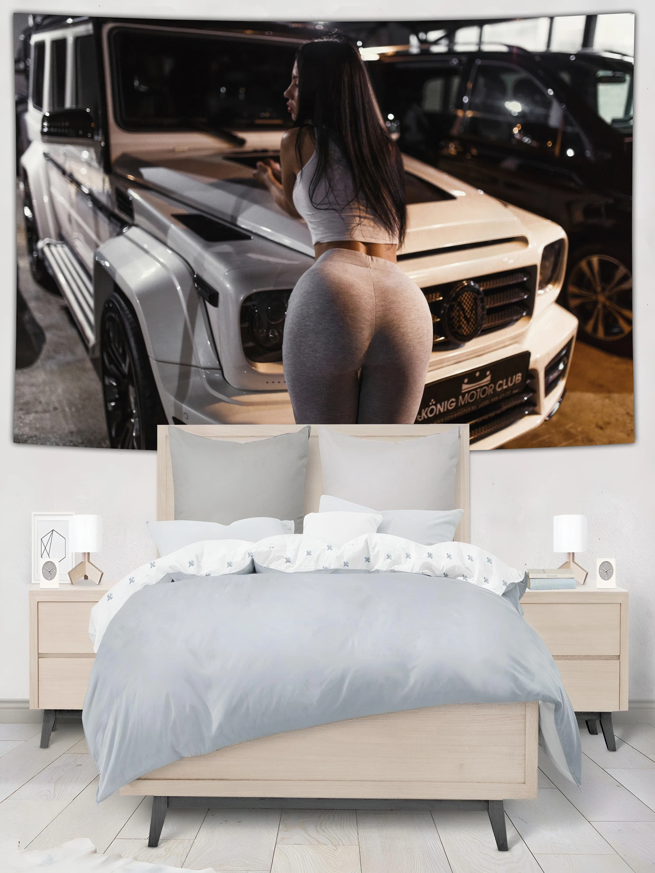 Luxury SUV Flag – Powerful Off-Road Vehicle Design with Urban Style for Garage, Room or Outdoor Decor (90x150cm)