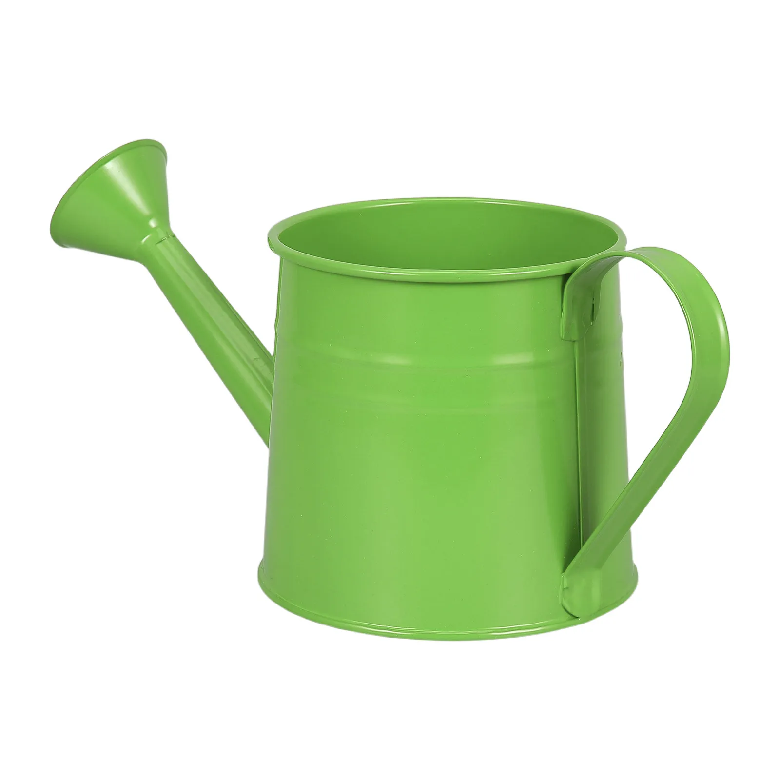 Metal Watering Can Outdoor Green Garden Watering Pot Ergonomic Handle Precise Spray Nozzle for Houseplants Indoor Outdoor