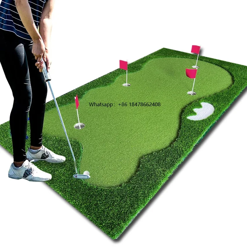 

RTS 1M*3M Outdoor Indoor Portable Mini Golf Trainer Course Putting Green Mat