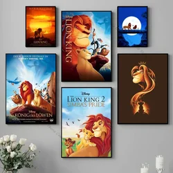 1pc Cartoon Lion King Poster Good Quality Prints Hakuna Matata Vintage Room Home Bar Cafe Decor Aesthetic Art Wall Painting