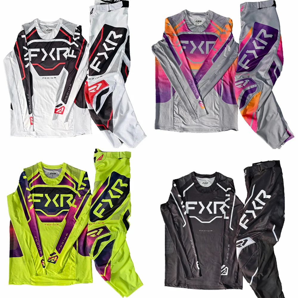 

Комплект для мотокросса 2026 Podium Relay: джерси и брюки, дышащий комбинированный костюм для бездорожья, размеры S-XXL