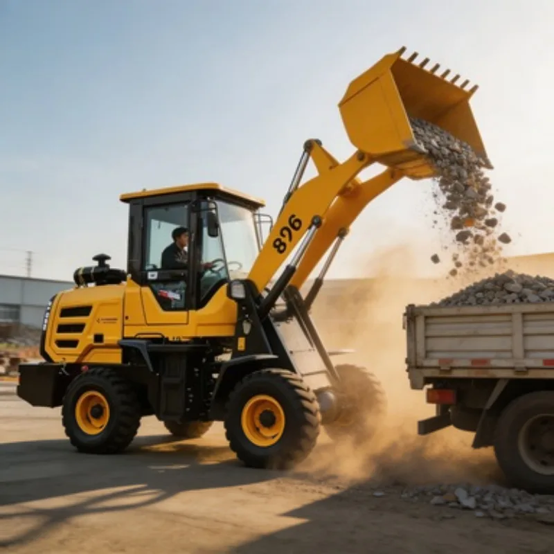 Infrastructure Material Front Loader Machine 4.5 Ton 2.0m³ Bucket Wheel Loader for Handling Project Work Use Area Site