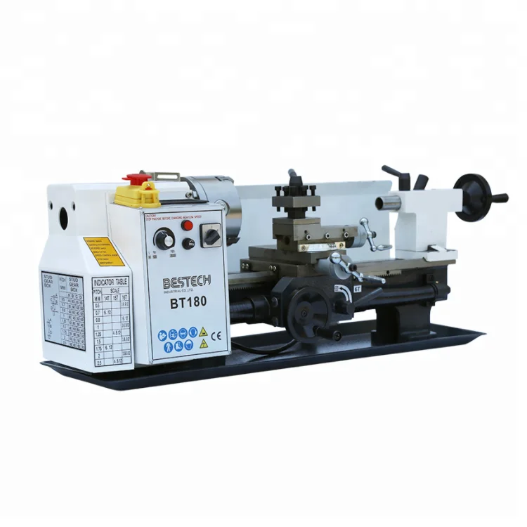 BT180 Mini hobby lathe machine hot sale in malaysia 550W