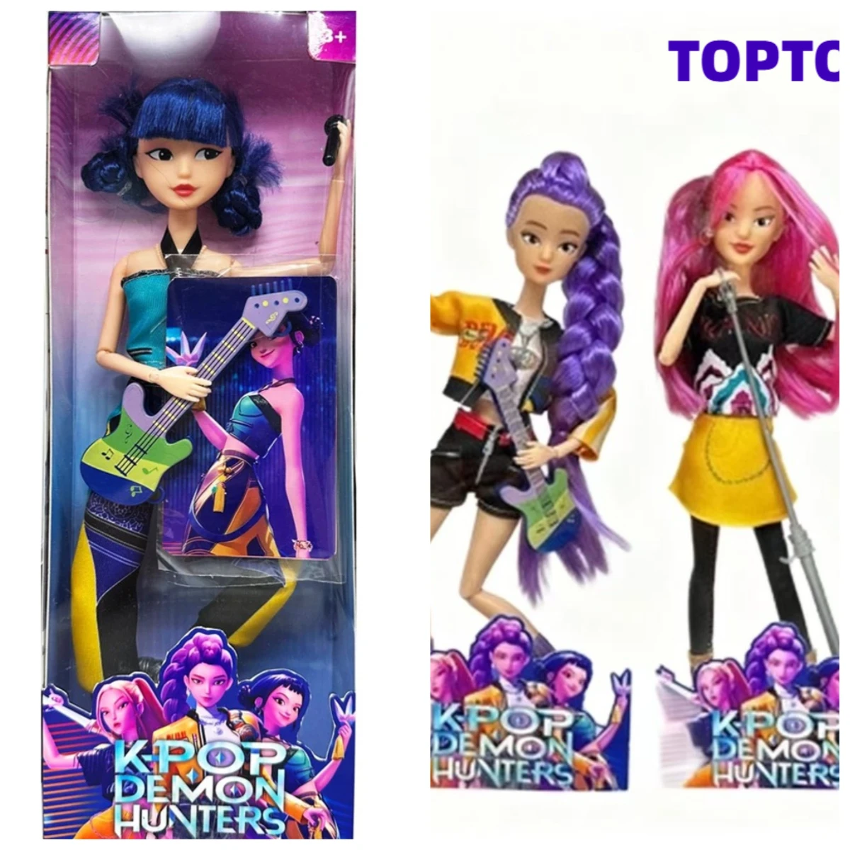 

2026 TOPTOY New Anime Demon Hunters Doll PVC vinyl figurine Toy Doll 11 joints are movable