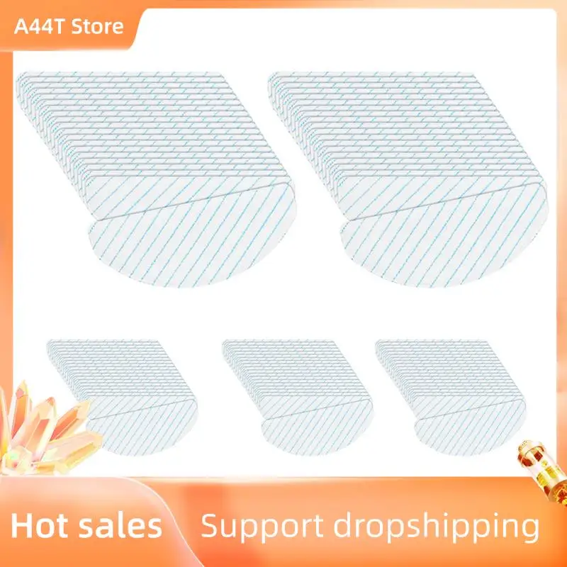A44T 250Pcs Disposable Strong Rag Mop Cloths Pads For Ecovacs Deebot OZMO T8 AIVI T8 Max T9 AIVI AIVI+ Vacuum Cleaner Parts