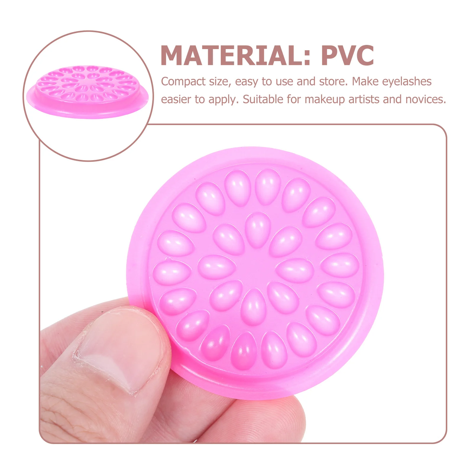 100 個まつげエクステンションプレート PVC 接着剤遅延ホルダー安定した溝のデザインで効率的なまつげの適用が可能美容サロンツールキット