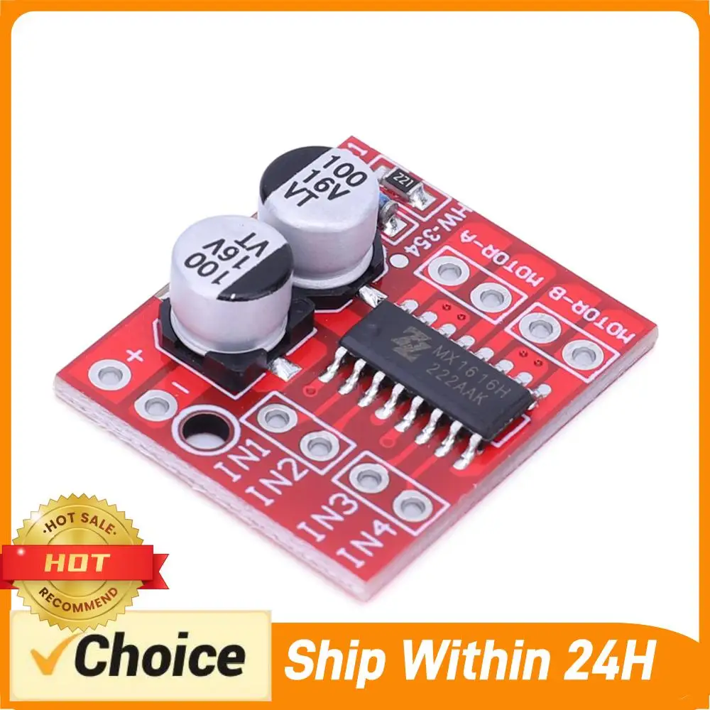 

L298N Dual Stepper Motor Drive Module 2.5A Mini Dual Stepper Motor Development Board Two Channel Reversing PWM Speed for Arduino