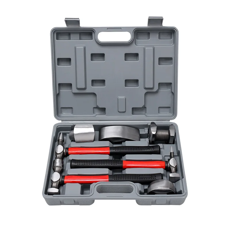 #Suitable For Repair Sheet Metal Hammer Set Auto Shaping Sheet Metal Tool Set Sheet Metal Concave And Convex Repair Flat Head Ha