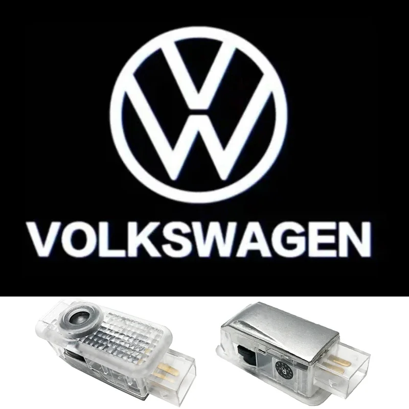 For VOLKSWAGEN Passat B5 B5.5 2008-2010 Phaeton Touareg LED Car Door Logo Welcome Light Ghost Shadow Courtesy Projector
