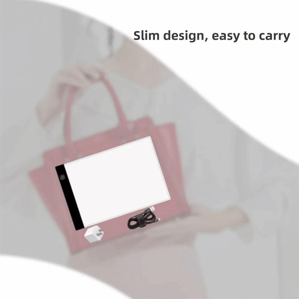 3 Level Dimmable LED Copy Board Light Tracing Box A4/A5 Tracing Light Box Drawing Copy Pad Notepad Adjustable Light