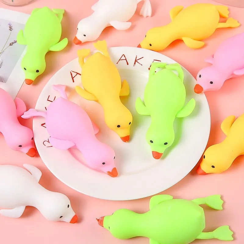 Antistress Duck Squishy Fidgets Toys Cute Animals Duck Slow-rebound Squeeze Toy Decompression Stretch Toys for Friends Best Gift