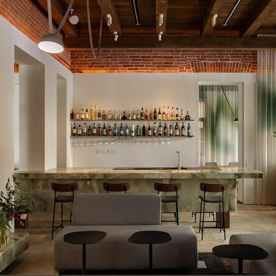 

Модный ресторан, барная стойка для напитков, дизайн, высококачественный деревянный обеденный стол, подставка для еды