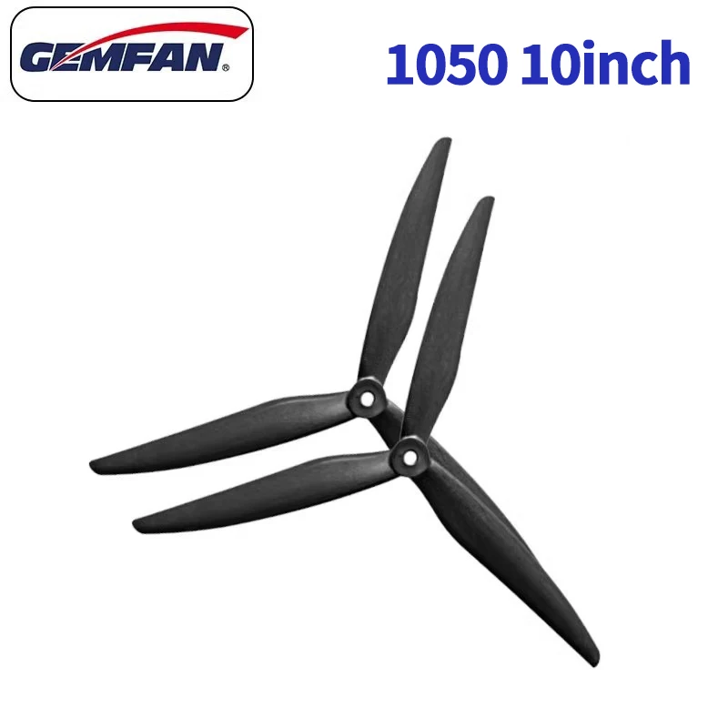 4PCS(2CW+2CCW) Gemfan 1050 10X5X3 3-Blade Glass Fiber Nylon Propeller for Multirotor 10