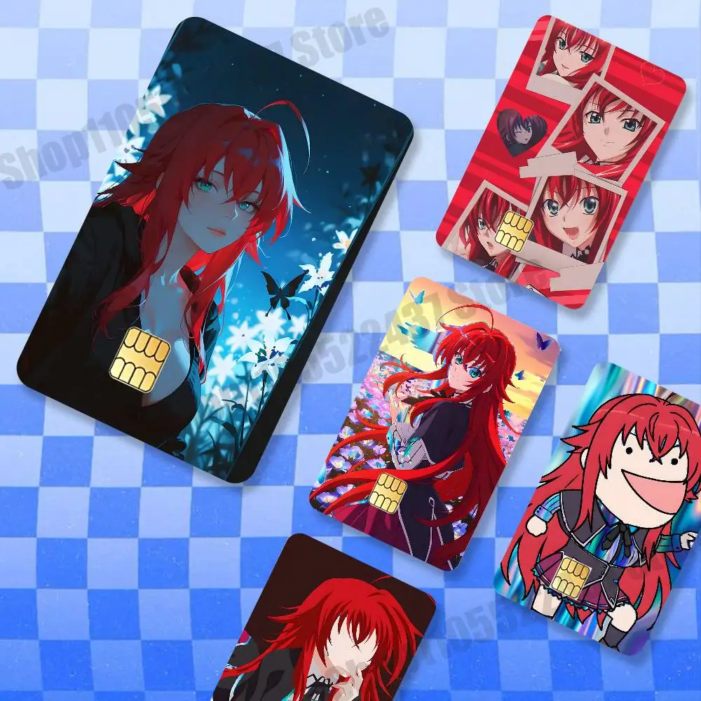 

Rias G-Gremory Cartoon Holographic Laser Shinny Film Skin Cover Sticker for Debit Credit Card Bank Card