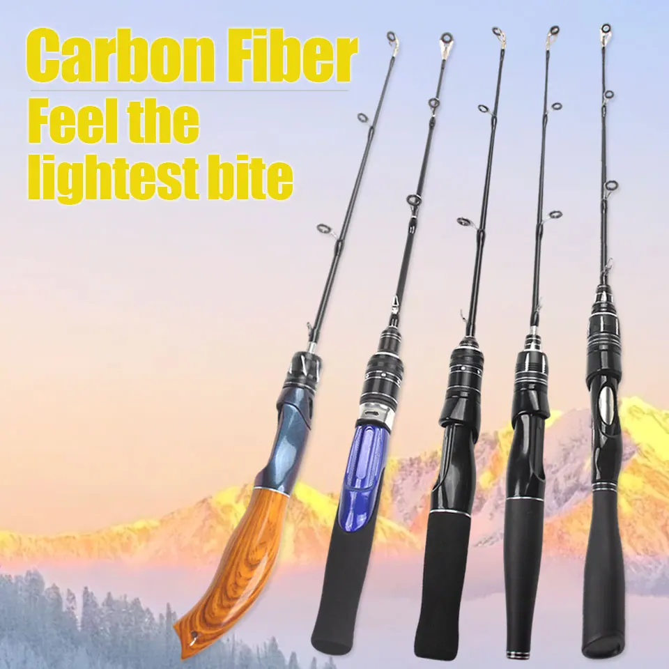 

Сверхлегкое удилище для зимней рыбалки, высокочувствительная конструкция для быстрого обнаружения поклевки, длина удилища 50 см для удобства использования.