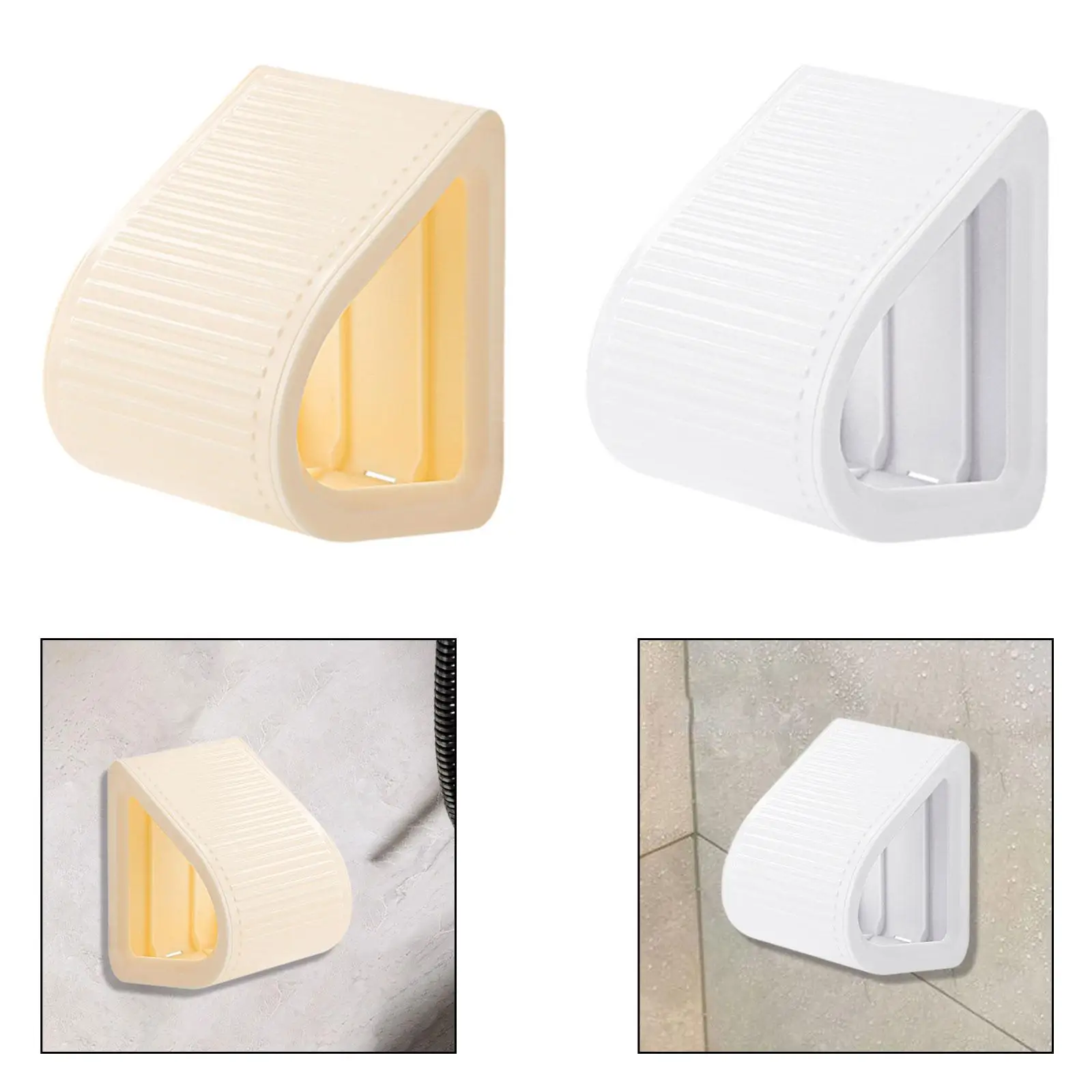 省スペースシャワーステップペダル 滑り止めABSフットレスト 足のシェービングやフットケア用の収納コンパートメント付き