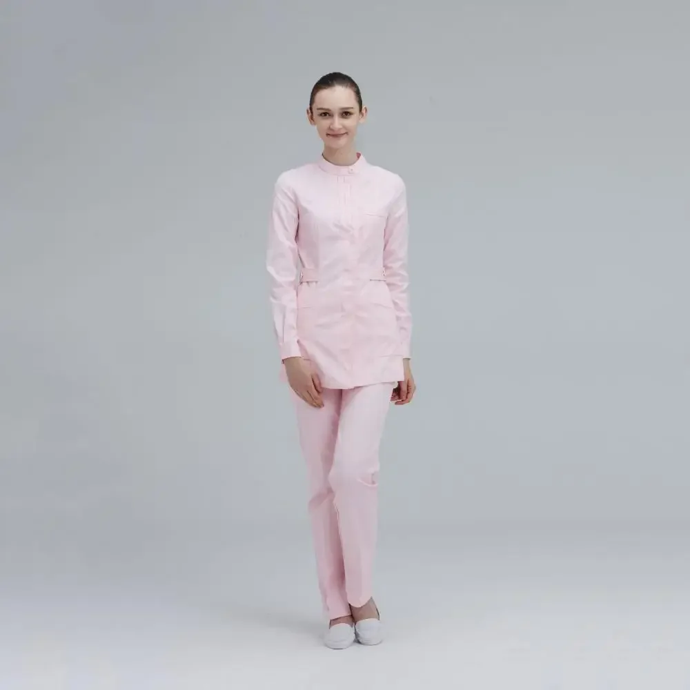 Women Scrub Suits Hospital Doctor and Nurse Working Uniform Medical Surgical Long Sleeve Nurse Accessories Shirt and Trousers