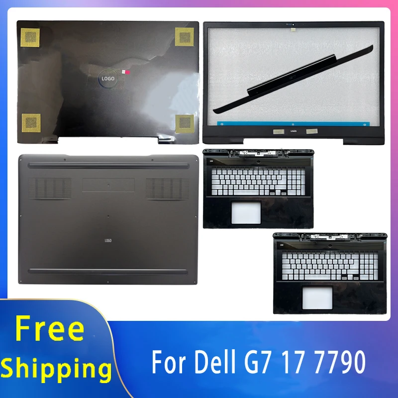 New For Dell G7 17 7790 G7 7790;Replacemen Laptop Accessories Lcd Back Cover/Palmrest/Bottom With LOGO 0G2TC3 0R8V73