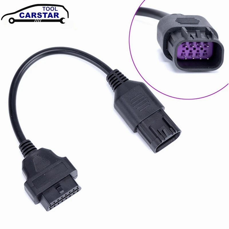 

NEW Motorcycle Connection Cable OBD2 To 8 Pin Diagnostic Adapter for Polaris 8pin RZR/Ranger/General/Sportsman/ACE/Slingshot